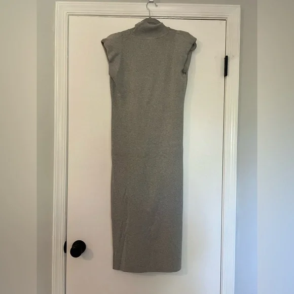 French Connection Grey Knit Maxi Dress - Picture 2 of 3